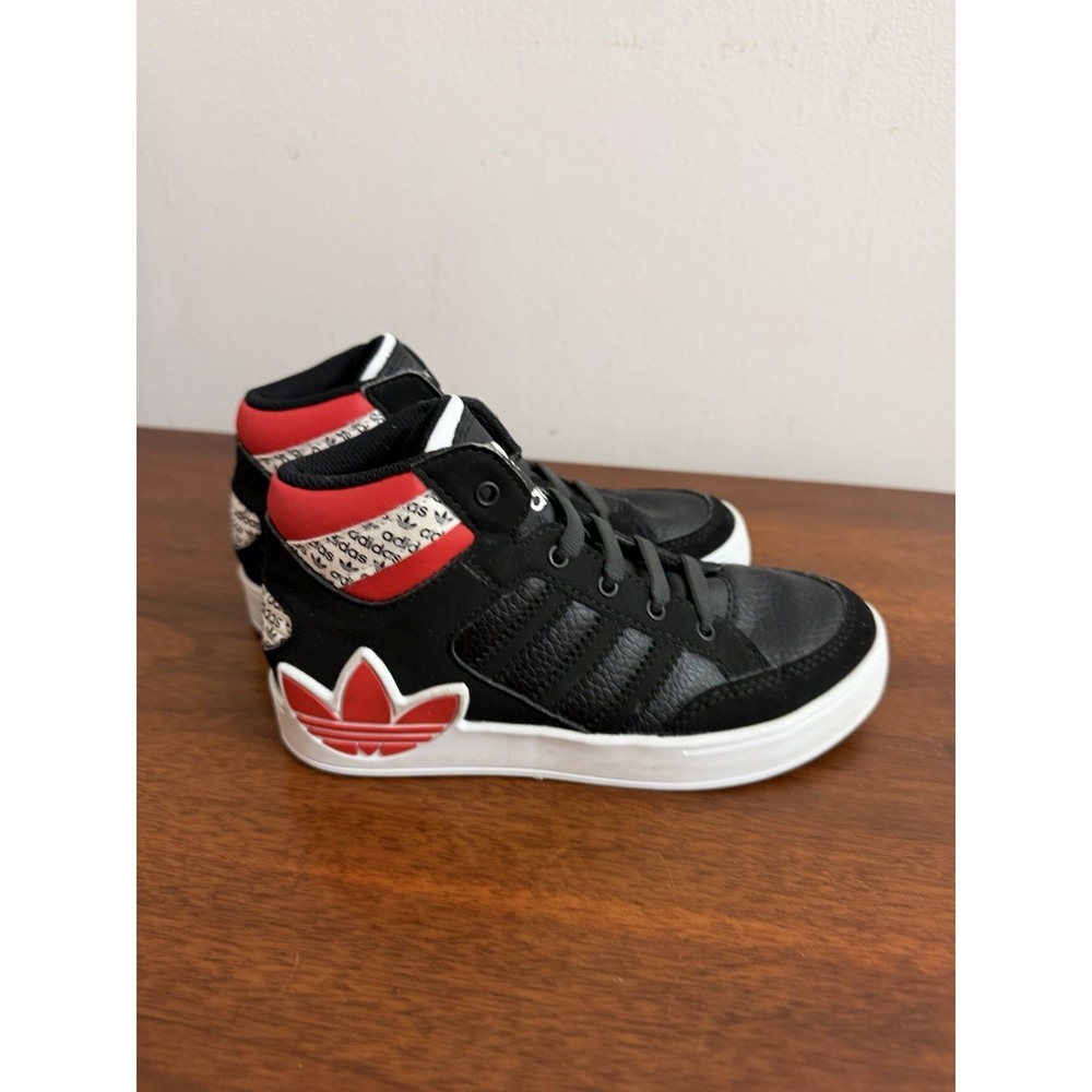 Adidas Originals Kids Black Hard Court High J Transmission FV6985 Size 13K